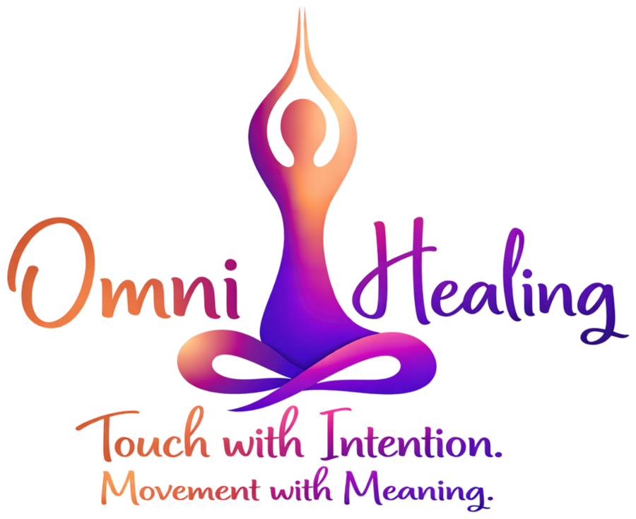 Omni Healing logo — touch with intention, movement with meaning